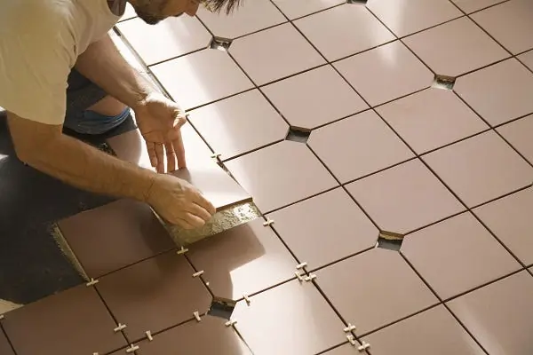 Floor Tiles Fixing