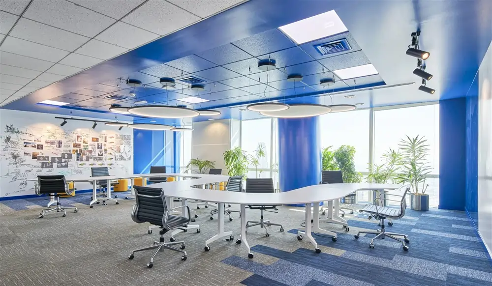 blue office theme