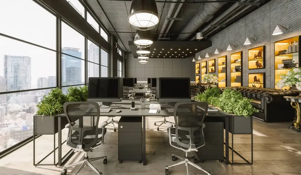 incorporating nature in office design ideas