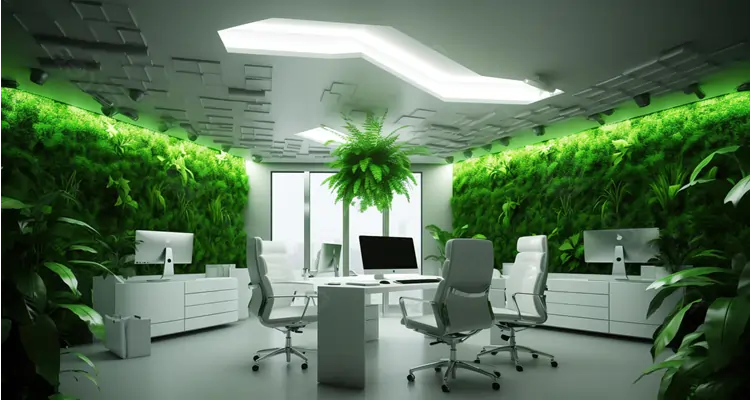 modern futuristic office interior