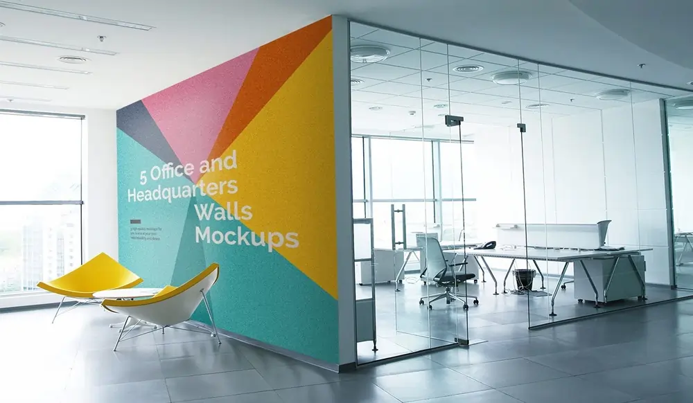 office branding interiors