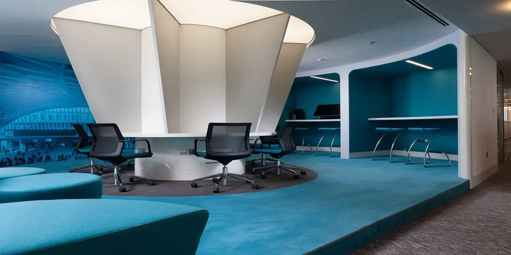 office colour blue