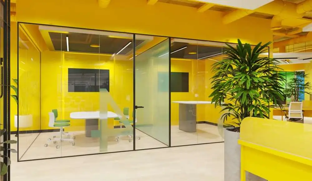 yellow office theme